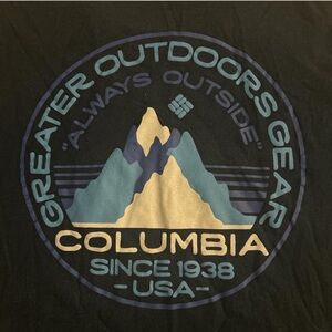 Columbia Blue Short Sleeve Crew Neck Tee